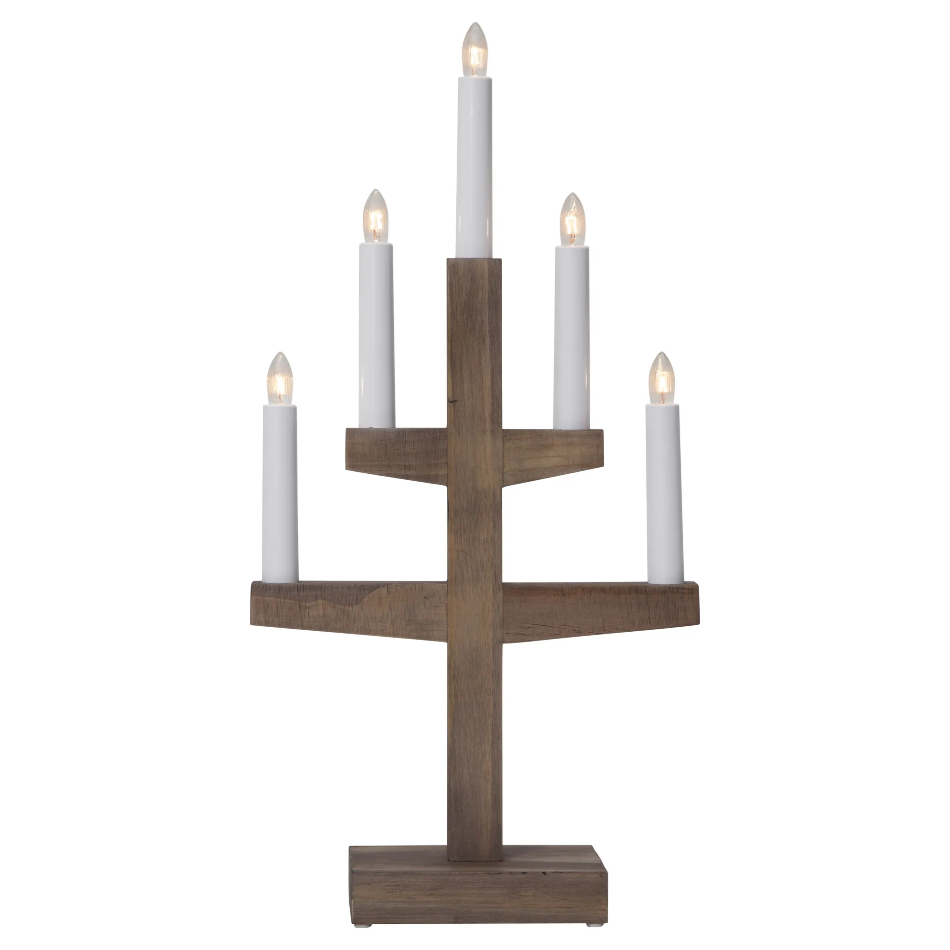 Candelabro de Adviento Trapp 46 cm, Marrón Star Trading