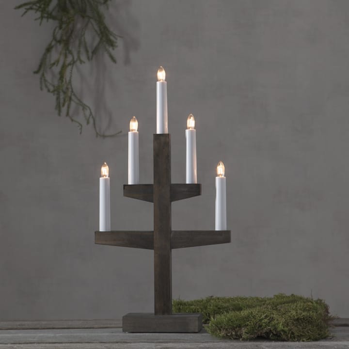 Candelabro de Adviento Trapp 46 cm, marrón Star Trading