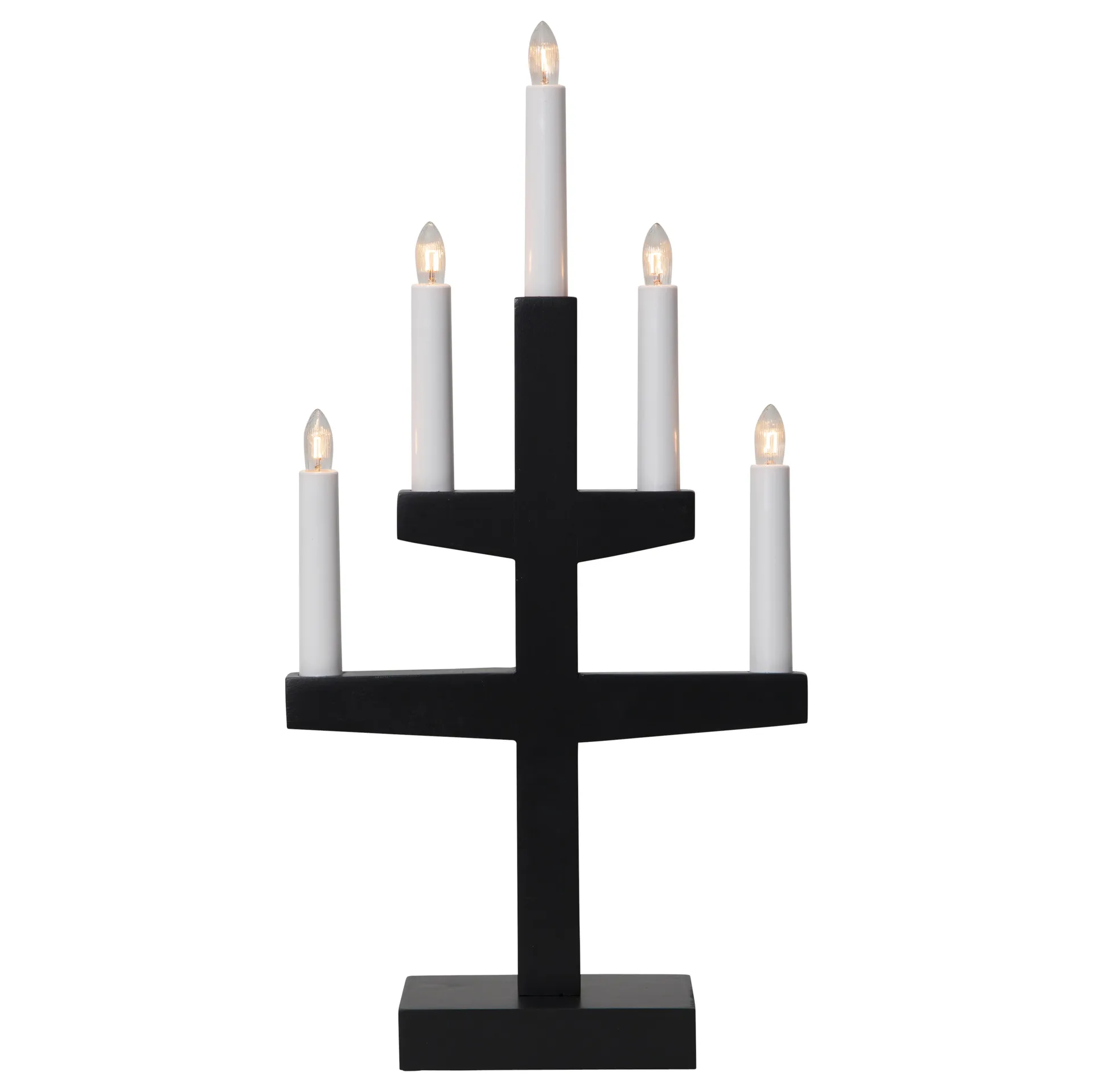 Candelabro de Adviento Trapp 46 cm, negro Star Trading