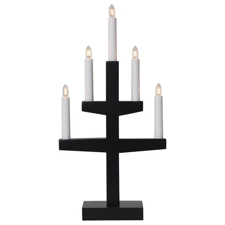 Candelabro de Adviento Trapp 46 cm - negro - Star Trading