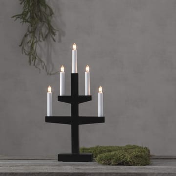 Candelabro de Adviento Trapp 46 cm - negro - Star Trading