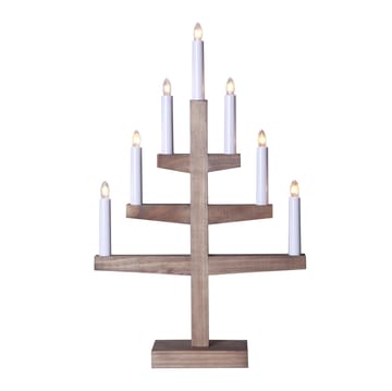 Candelabro de adviento Trapp 54 cm - barniz marrón - Star Trading