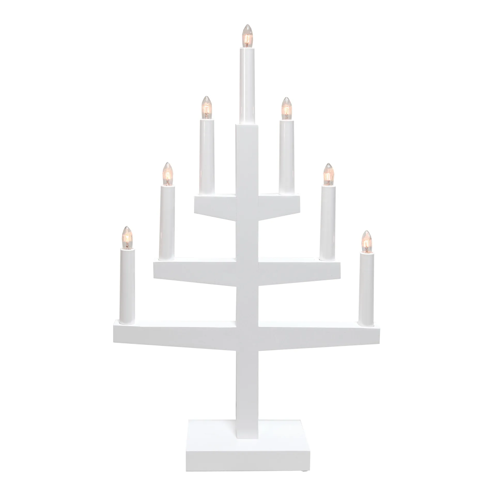 Candelabro de adviento Trapp 54 cm, blanco Star Trading