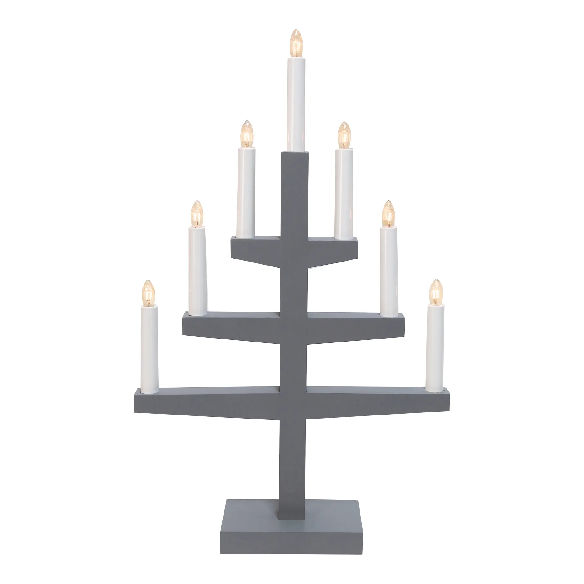 Candelabro de adviento Trapp 54 cm, gris Star Trading