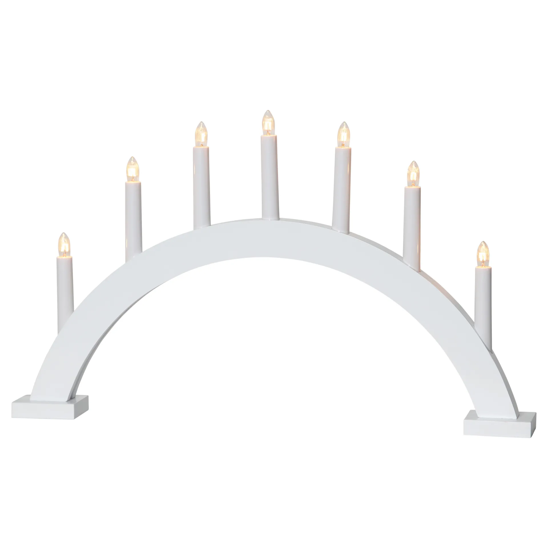 Candelabro de Adviento Trapp arco, blanco Star Trading