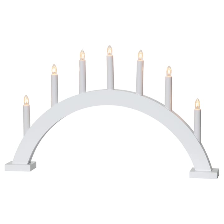 Candelabro de Adviento Trapp arco - blanco - Star Trading