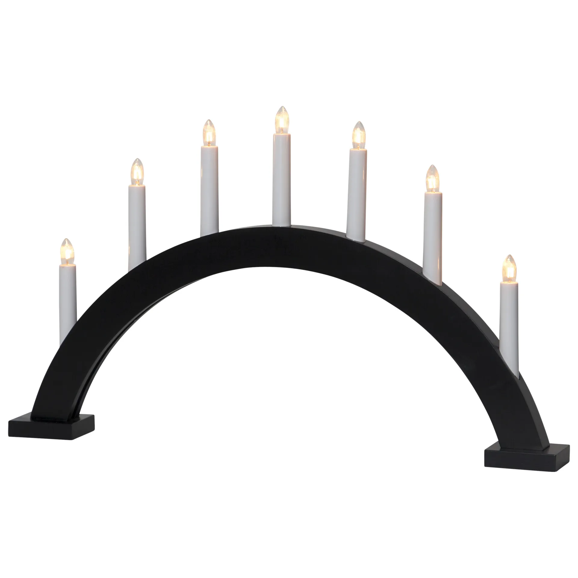 Candelabro de Adviento Trapp arco, negro Star Trading