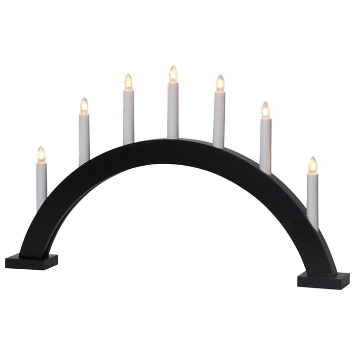 Candelabro de Adviento Trapp arco - negro - Star Trading