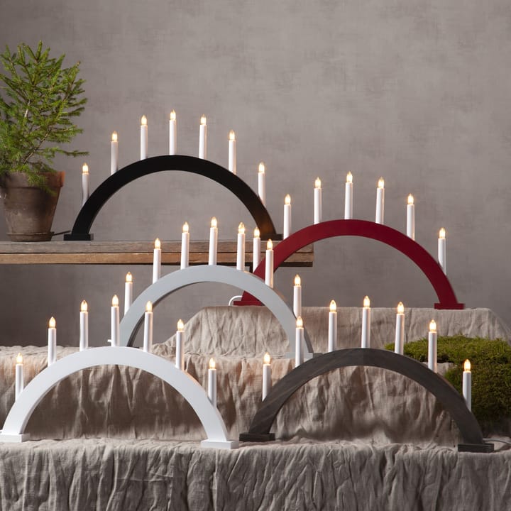 Candelabro de Adviento Trapp arco - negro - Star Trading