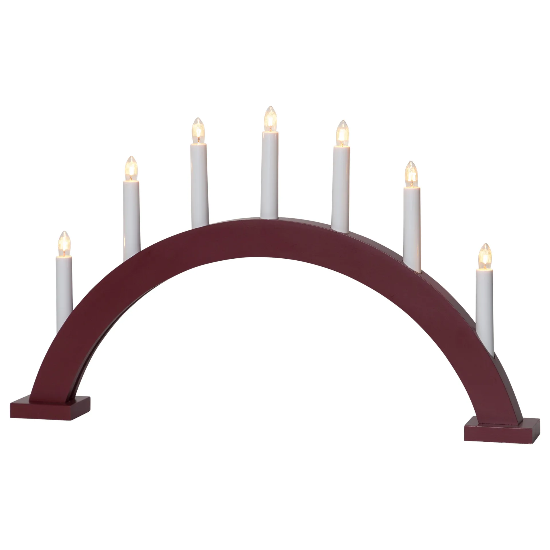 Candelabro de Adviento Trapp arco, rojo Star Trading