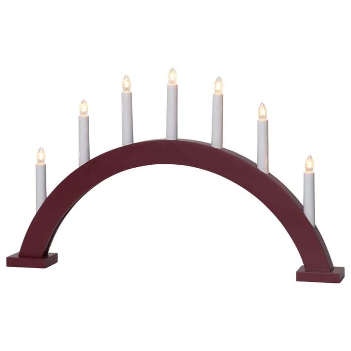 Candelabro de Adviento Trapp arco - rojo - Star Trading