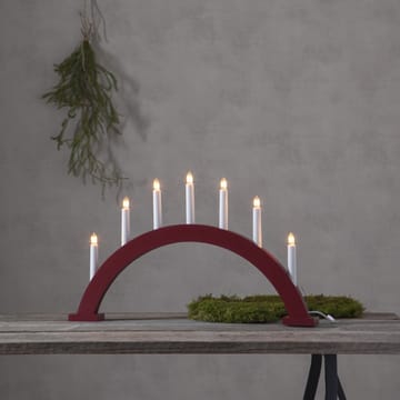 Candelabro de Adviento Trapp arco - rojo - Star Trading