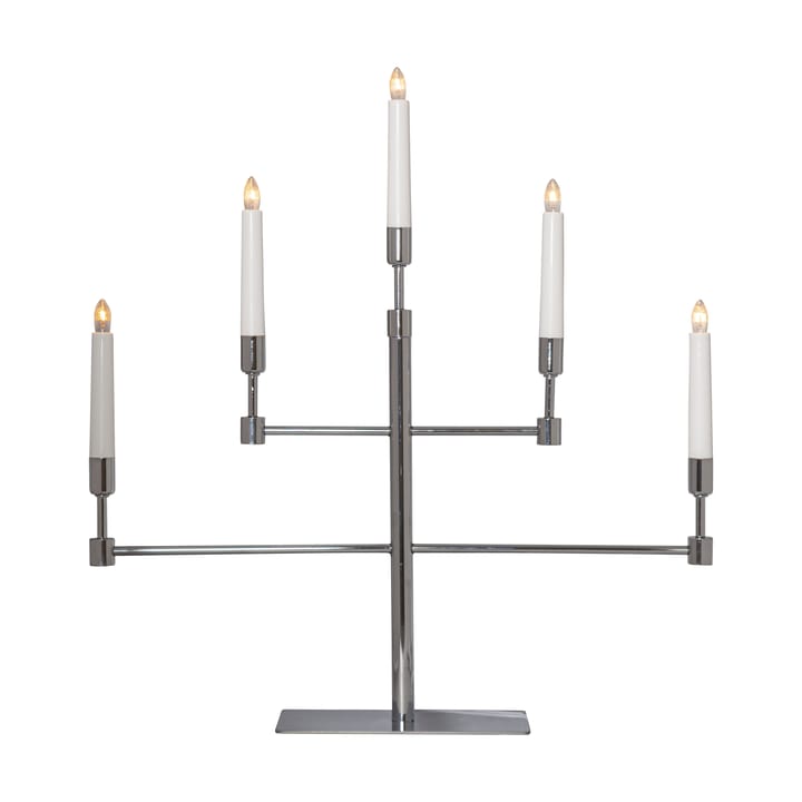 Candelabro de Adviento Vide - Cromo - Star Trading