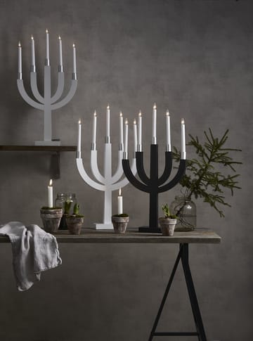 Candelabro eléctrico Elias - gris oscuro - Star Trading