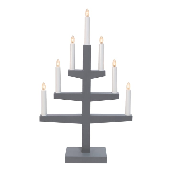 Candelabro eléctrico Trapp 54 cm - gris - Star Trading