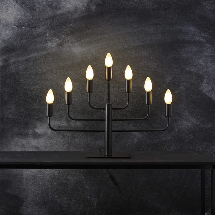 Candelabro Pix, negro Star Trading