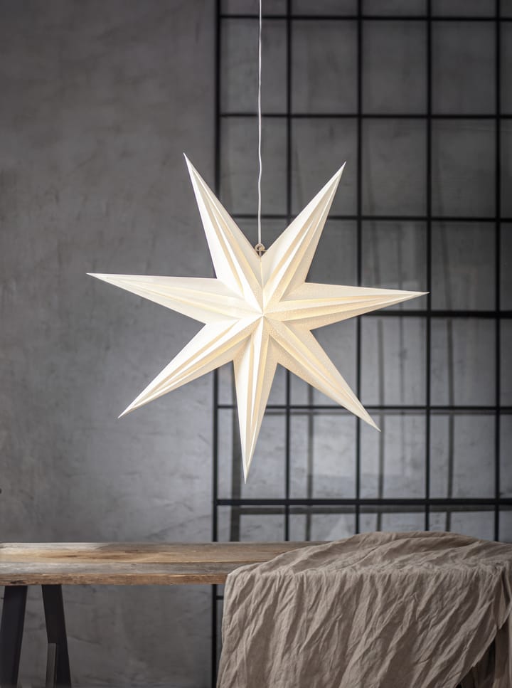 Eestrella de papel Holly 75 cm, Blanco Star Trading