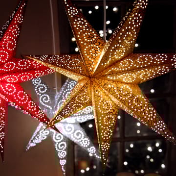 Estrella Adviento Antique 60 cm - dorado - Star Trading