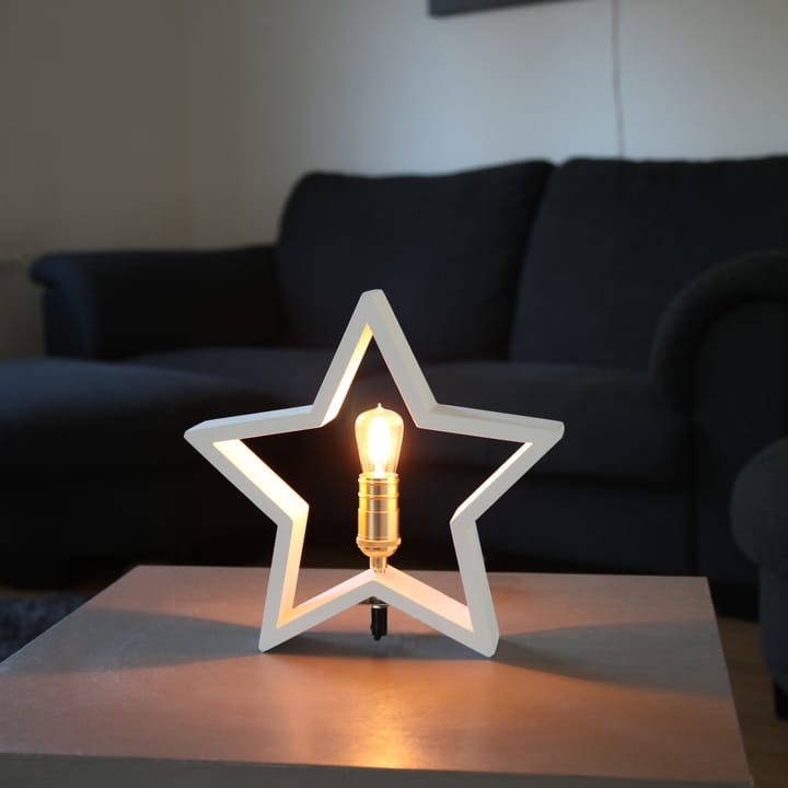 Estrella Adviento Lysekil mesa 29 cm, blanco Star Trading