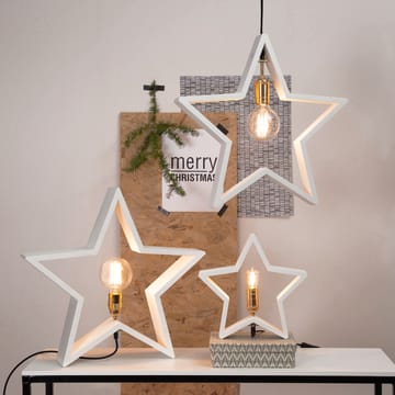 Estrella Adviento Lysekil mesa 29 cm - blanco - Star Trading