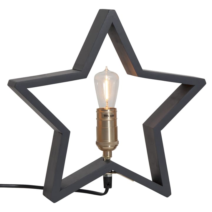 Estrella Adviento Lysekil mesa 29 cm - gris - Star Trading