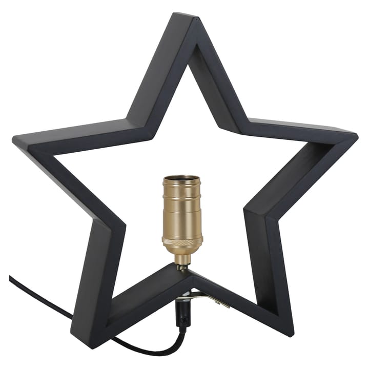 Estrella Adviento Lysekil mesa 29 cm - negro - Star Trading