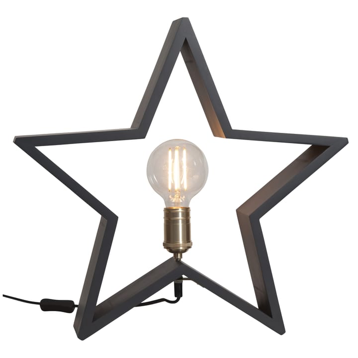 Estrella Adviento Lysekil mesa 48 cm - gris - Star Trading