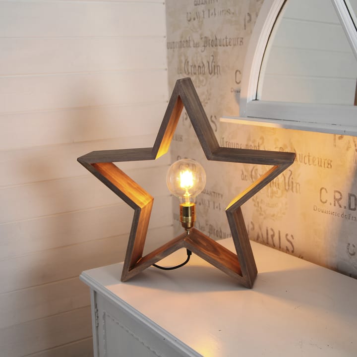 Estrella Adviento Lysekil mesa 48 cm - marrón - Star Trading