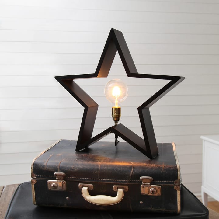 Estrella Adviento Lysekil mesa 48 cm - negro - Star Trading