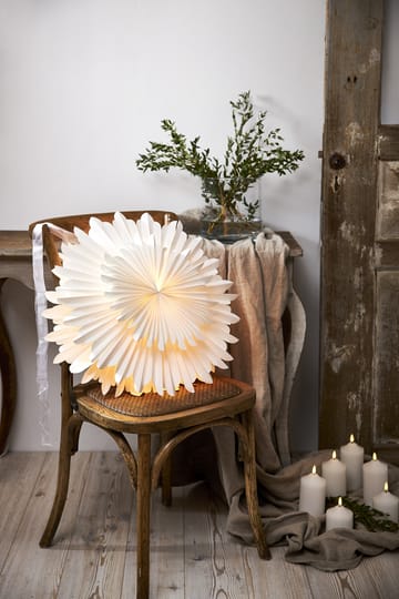 Estrella de adviento Crystal Ø55 cm - blanco - Star Trading