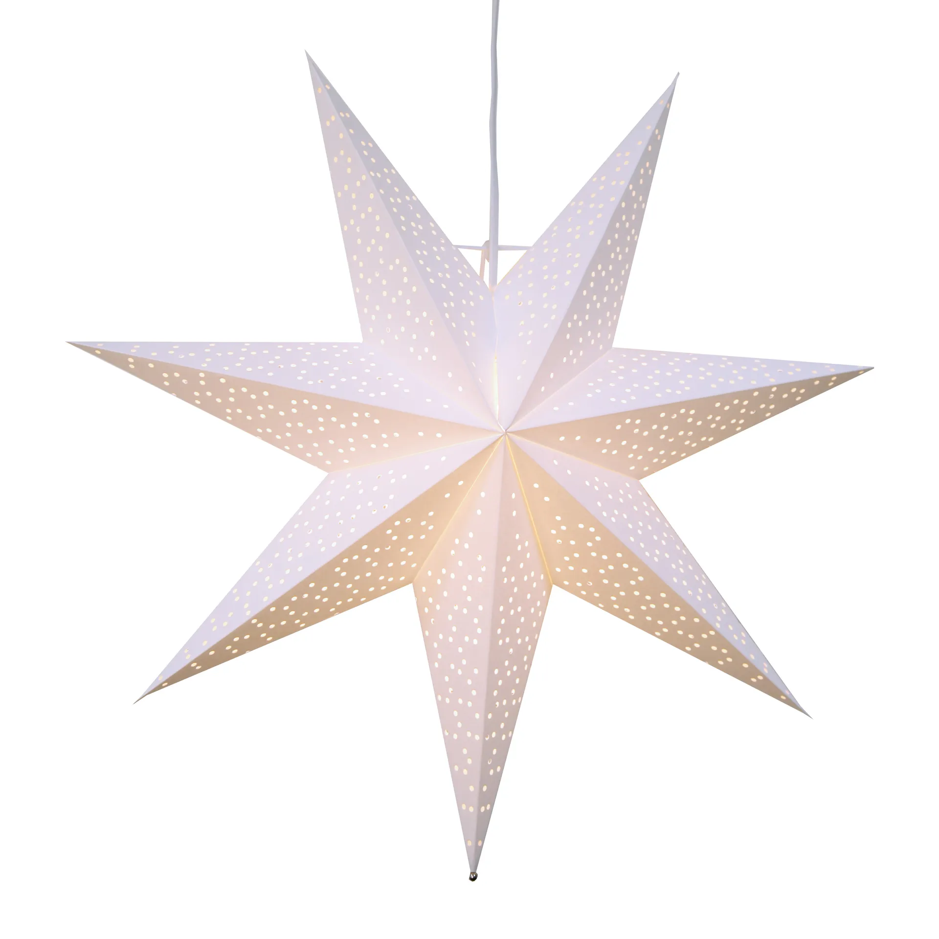 Estrella de Adviento Dot 54 cm, blanco Star Trading