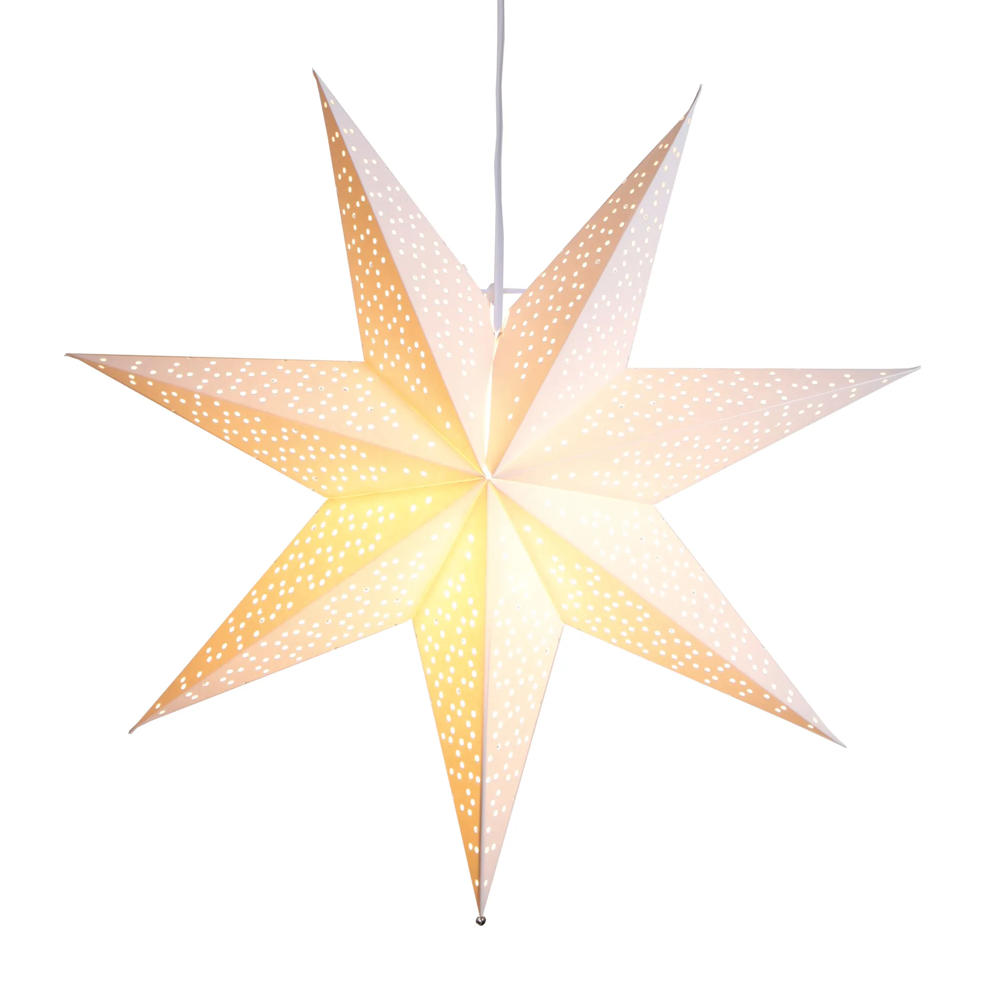 Estrella de Adviento Dot 54 cm, blanco Star Trading