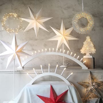 Estrella de Adviento Dot 54 cm - blanco - Star Trading