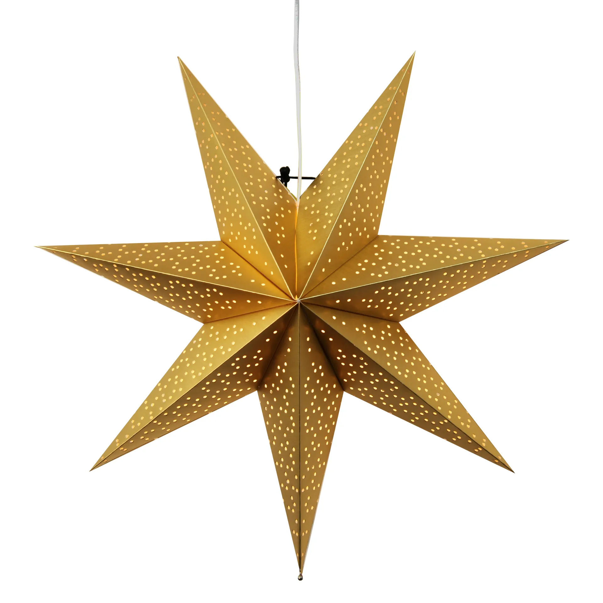 Estrella de Adviento Dot 54 cm, Dorado Star Trading