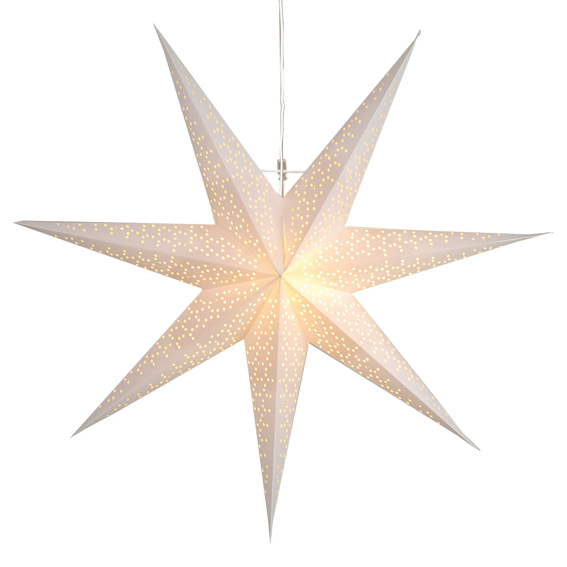Estrella de Adviento Dot 70 cm, blanco Star Trading