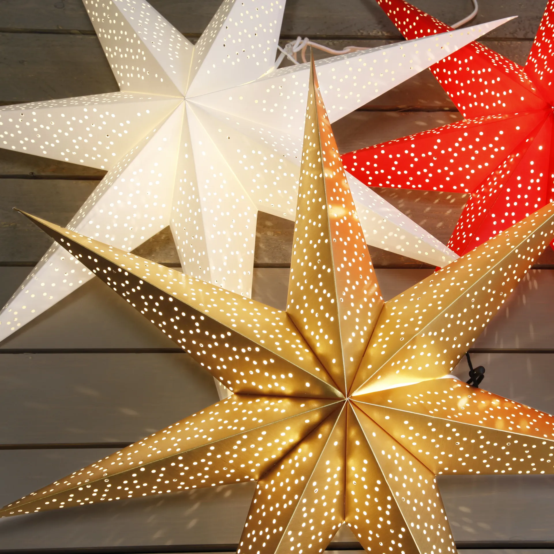 Estrella de Adviento Dot 70 cm, blanco Star Trading