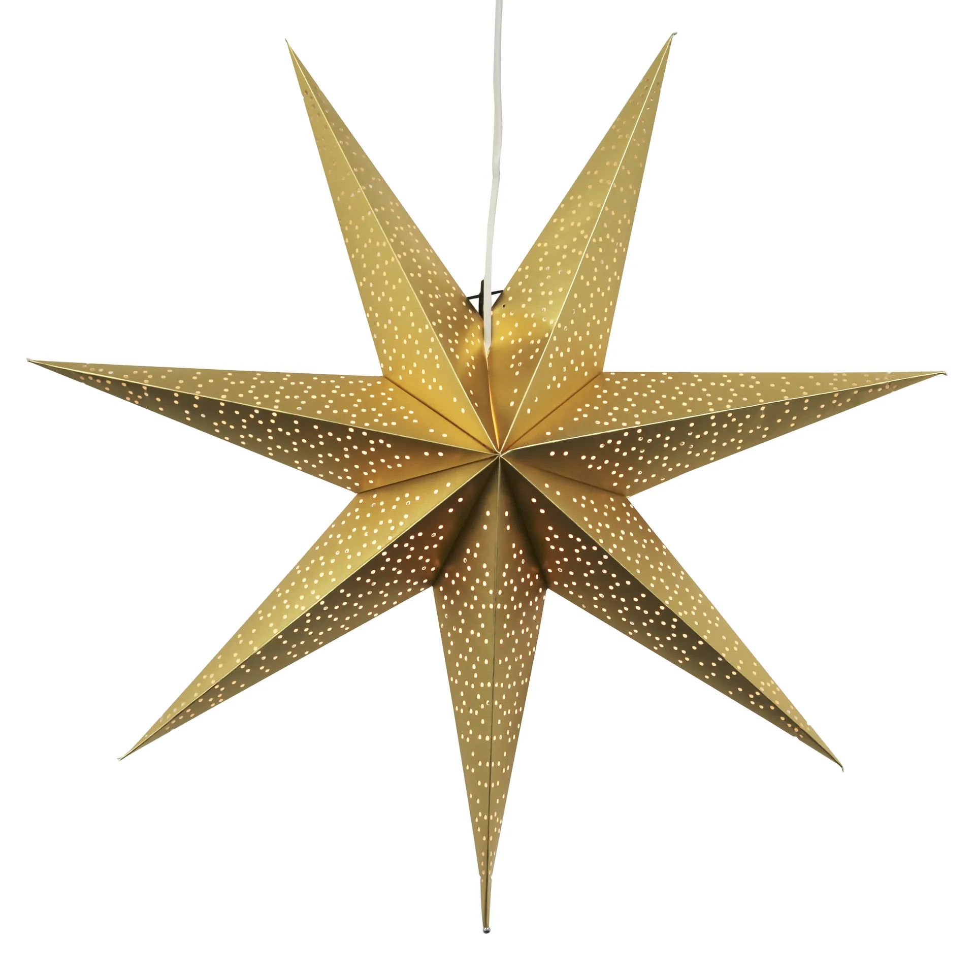 Estrella de Adviento Dot 70 cm, Dorado Star Trading