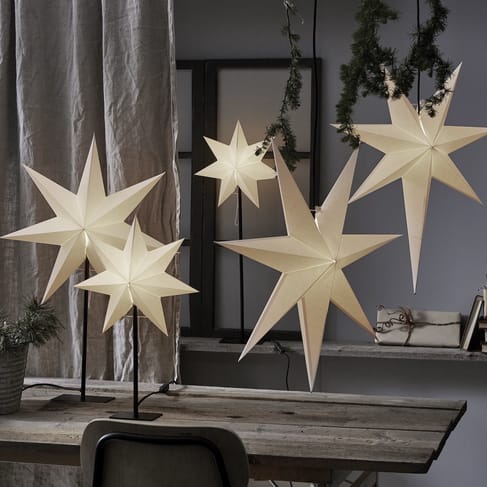 Estrella de Adviento Frozen 65 cm - Blanco - Star Trading