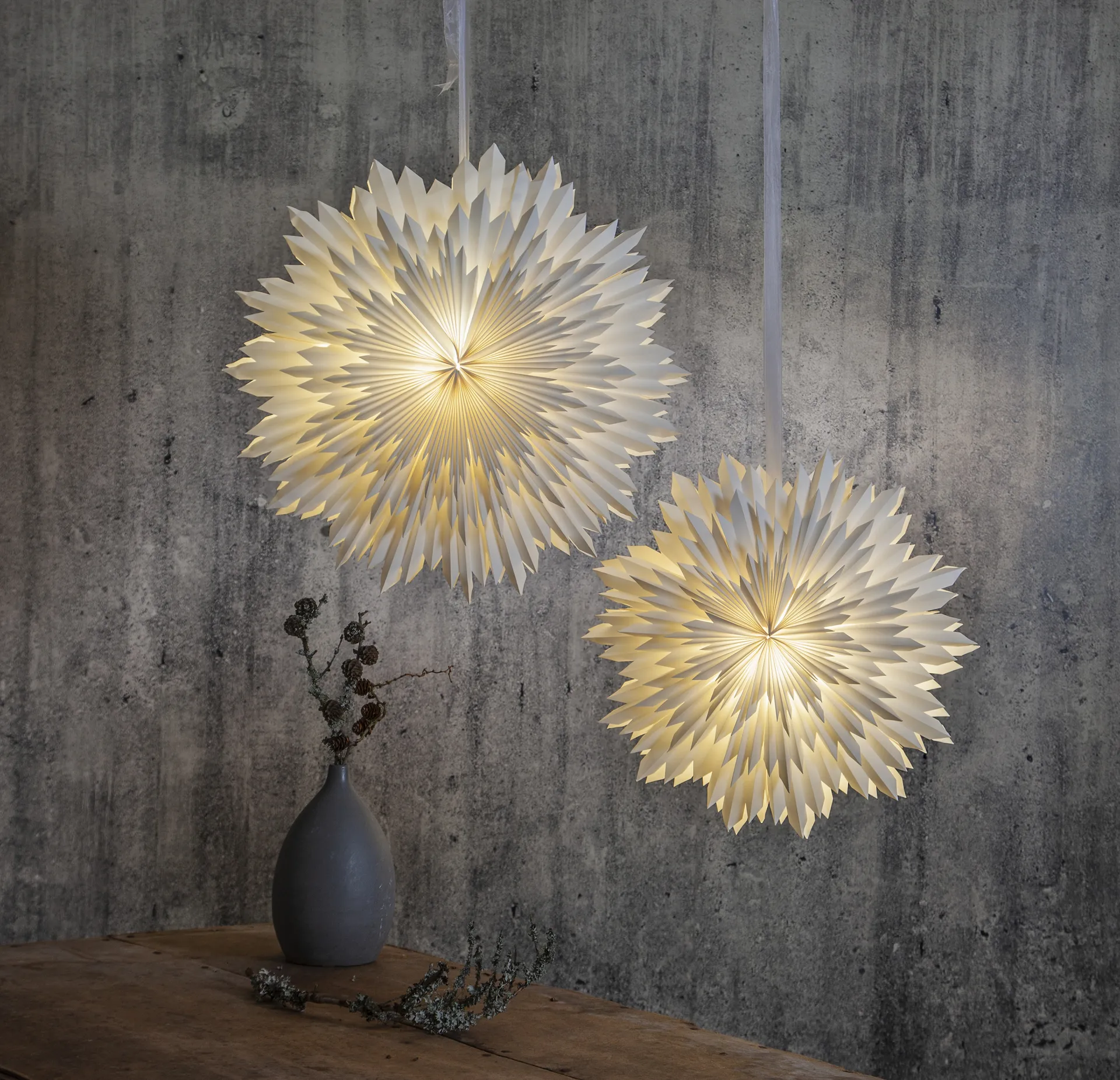 Estrella de adviento Ice Ø70 cm, blanco Star Trading