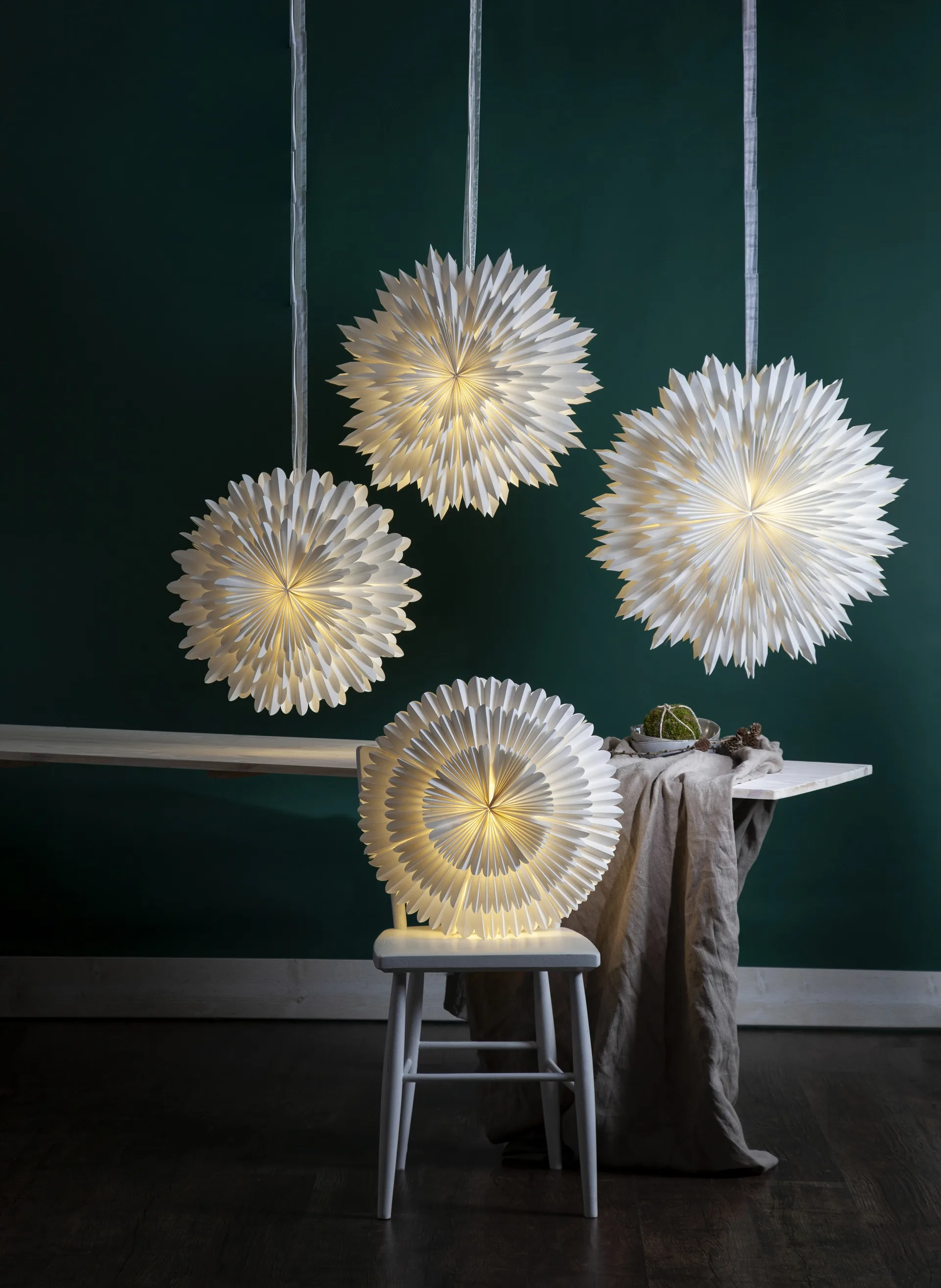 Estrella de adviento Ice Ø70 cm, blanco Star Trading