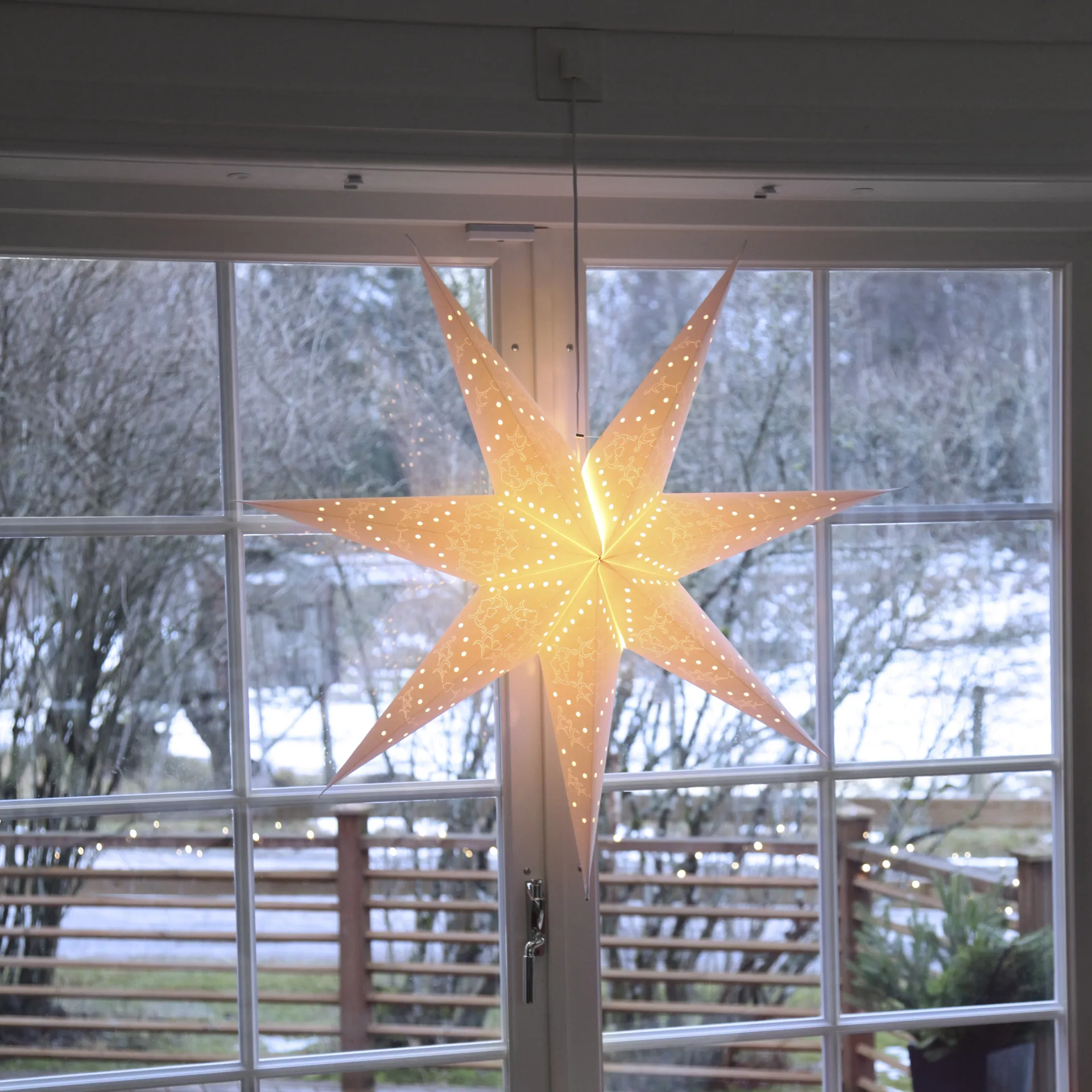 Estrella de Adviento Sensy 100 cm, blanco Star Trading