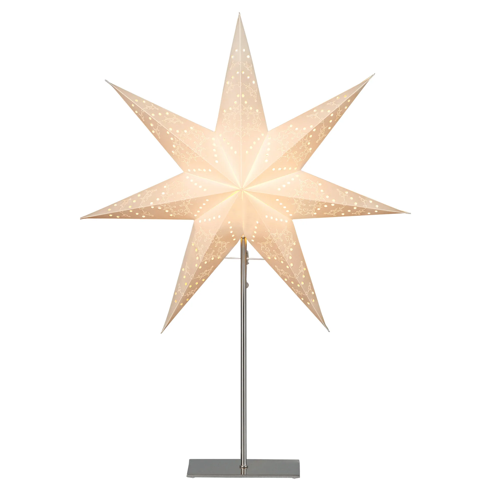 Estrella de Adviento Sensy Pie 78 cm, blanco Star Trading