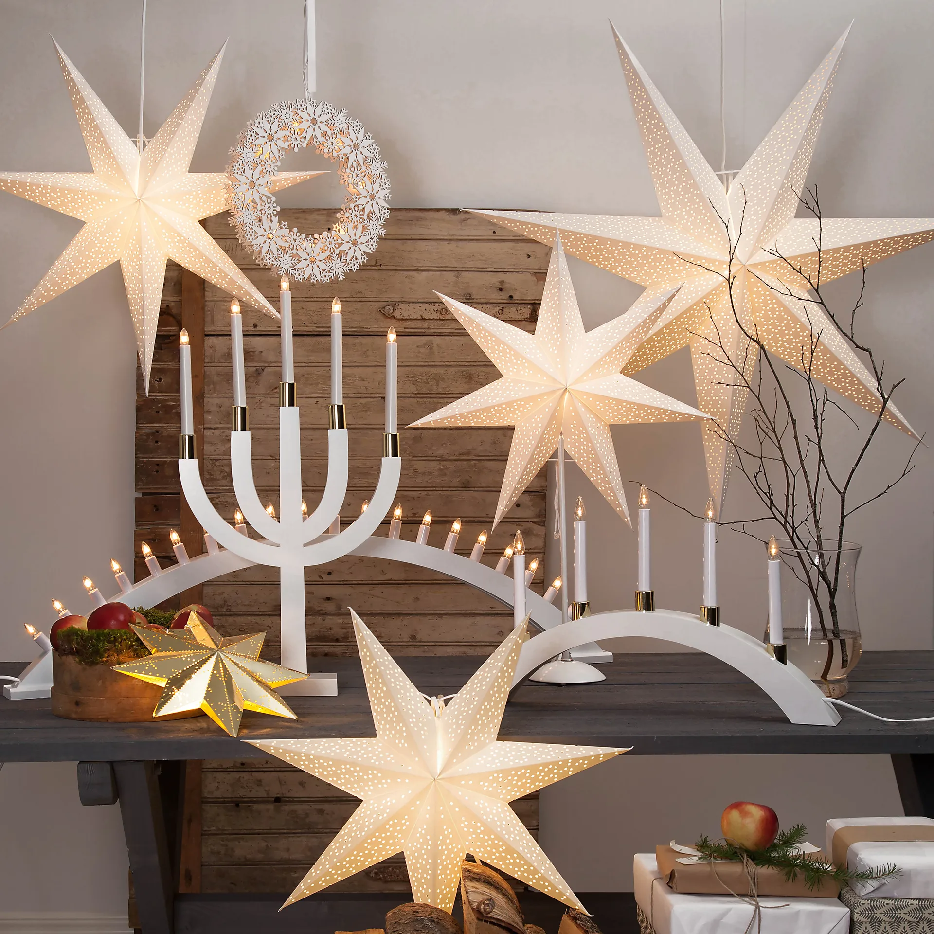Estrella de Navidad Classic, latón Star Trading