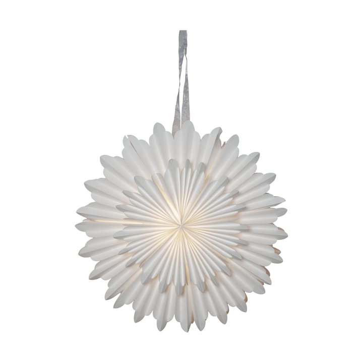 Estrella de papel Crystal Ø55 cm - Blanco - Star Trading