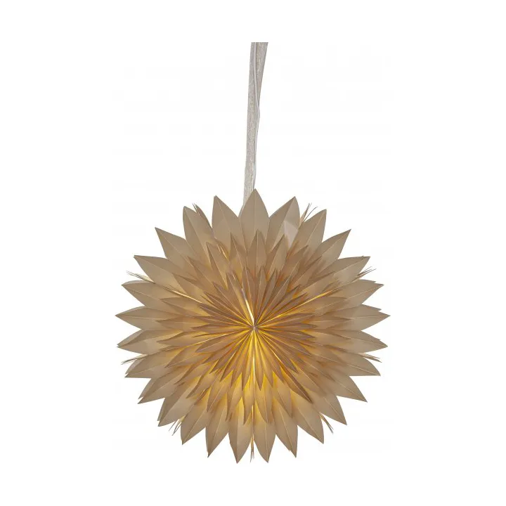 Estrella de papel Dis - Marrón, 50x50 cm - Star Trading