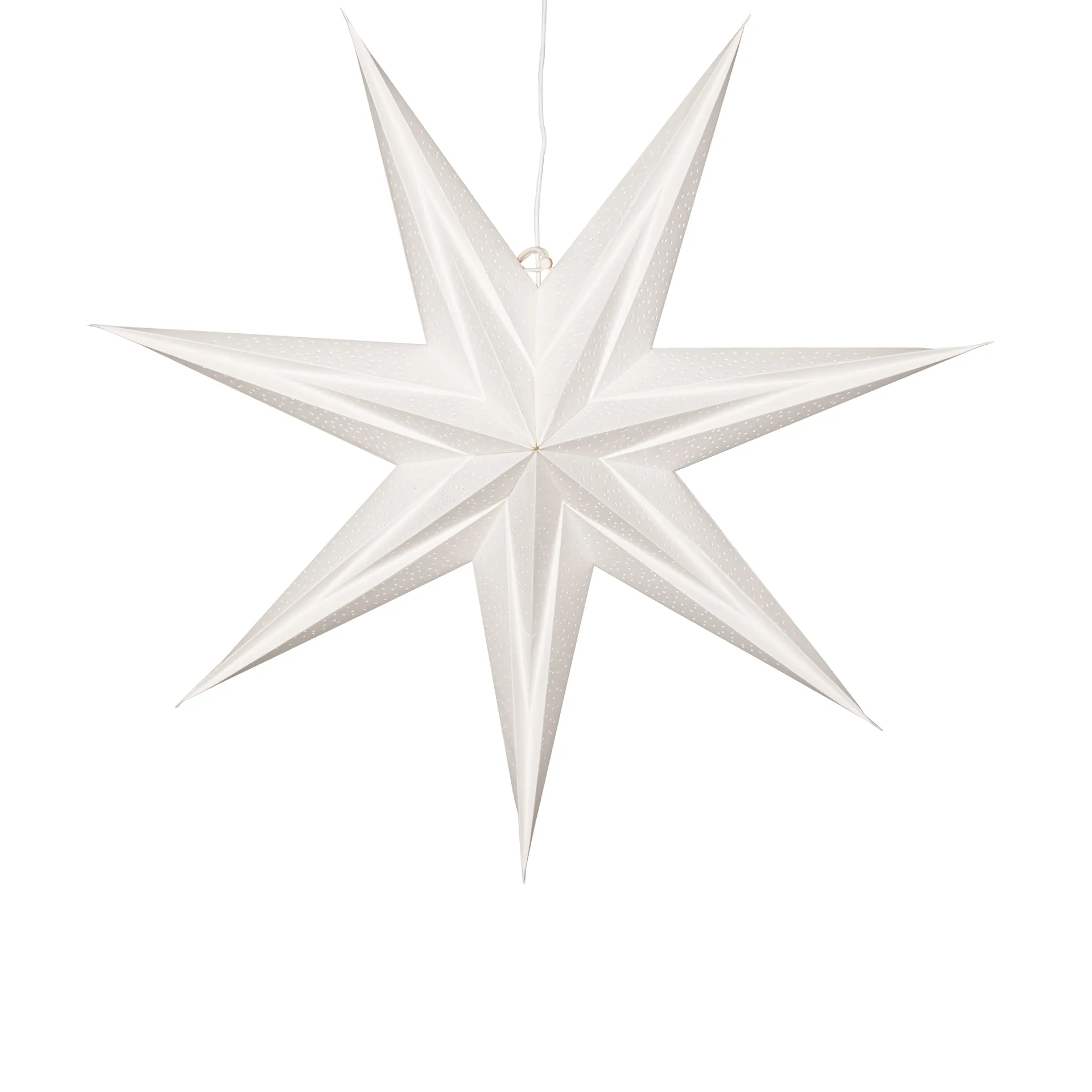Estrella de papel Holly 60 cm, Blanco Star Trading