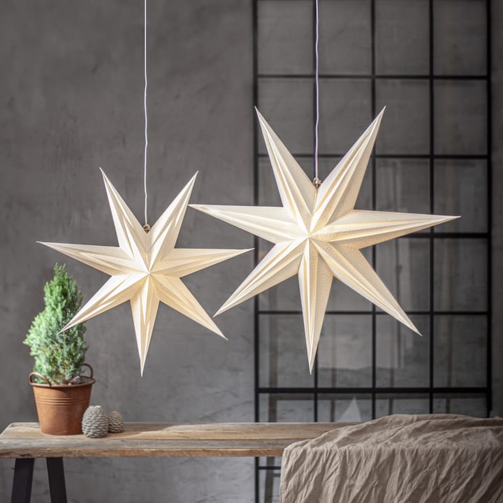 Estrella de papel Holly 60 cm, Blanco Star Trading