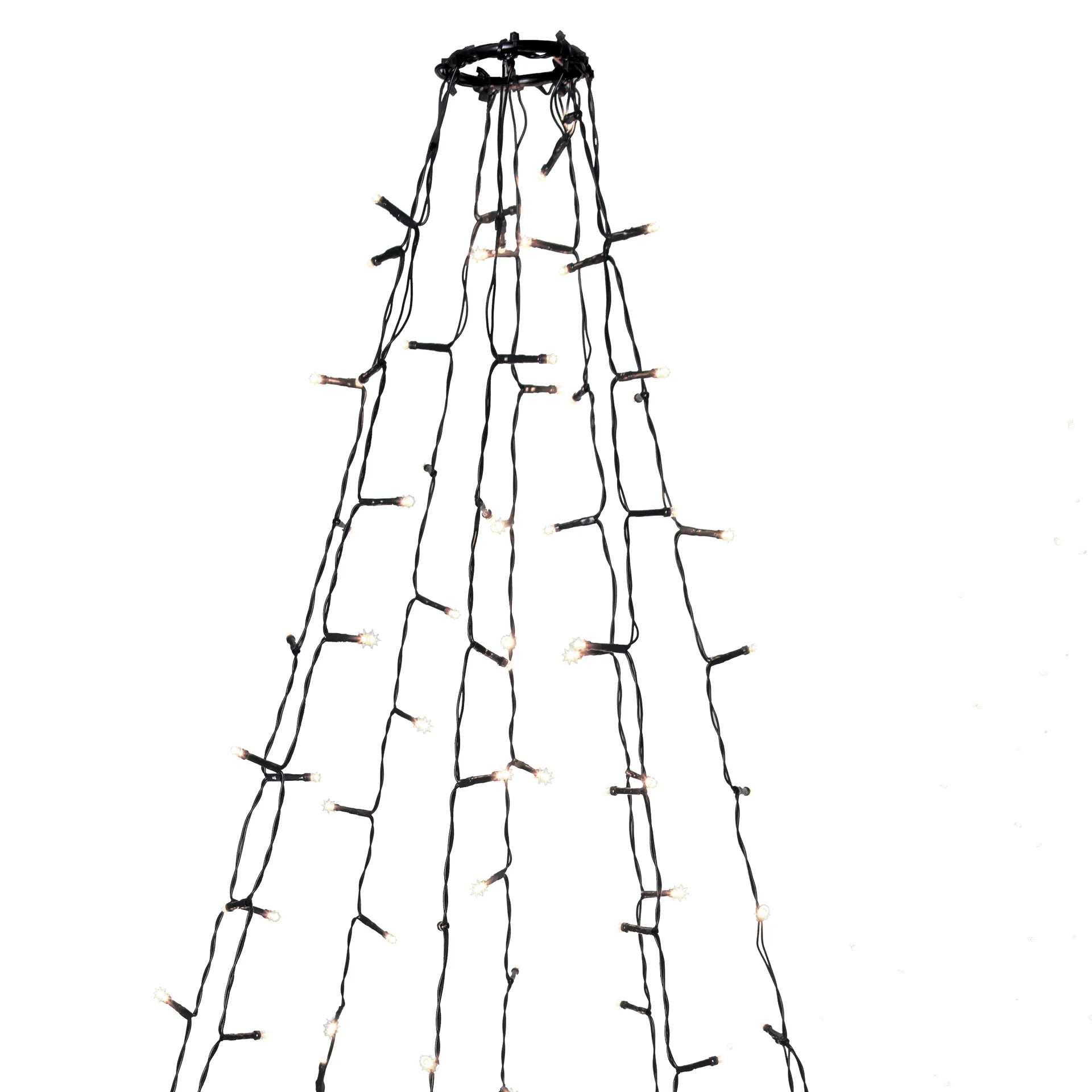 Guirnalda de luces Crispy ice white, verde Star Trading