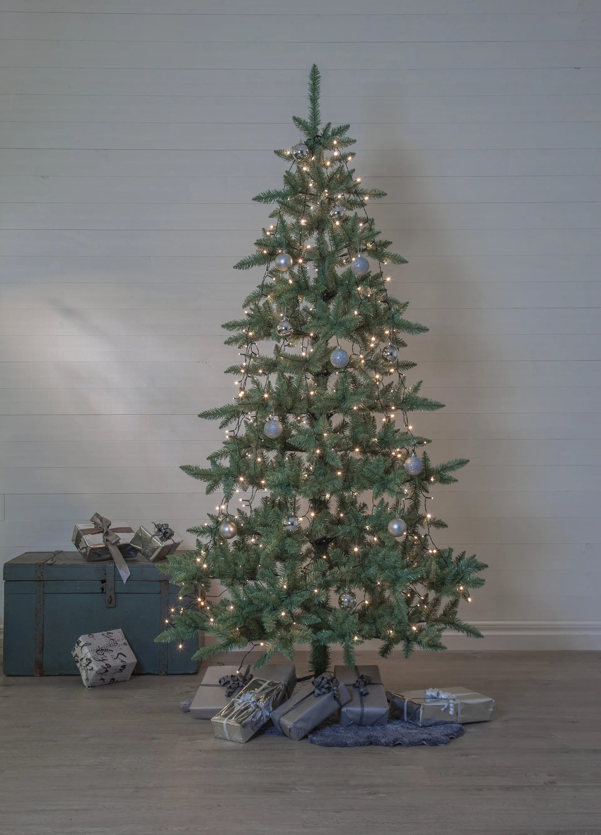 Guirnalda de luces Crispy ice white, verde Star Trading