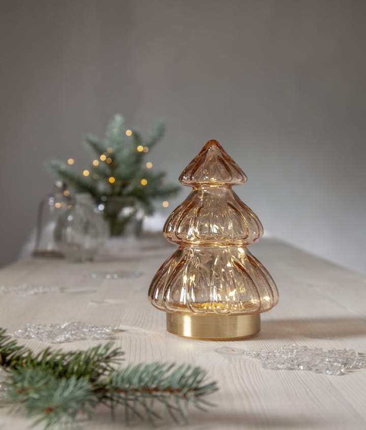 Iluminación navideña de mesa Abete 18 cm, Beige Star Trading